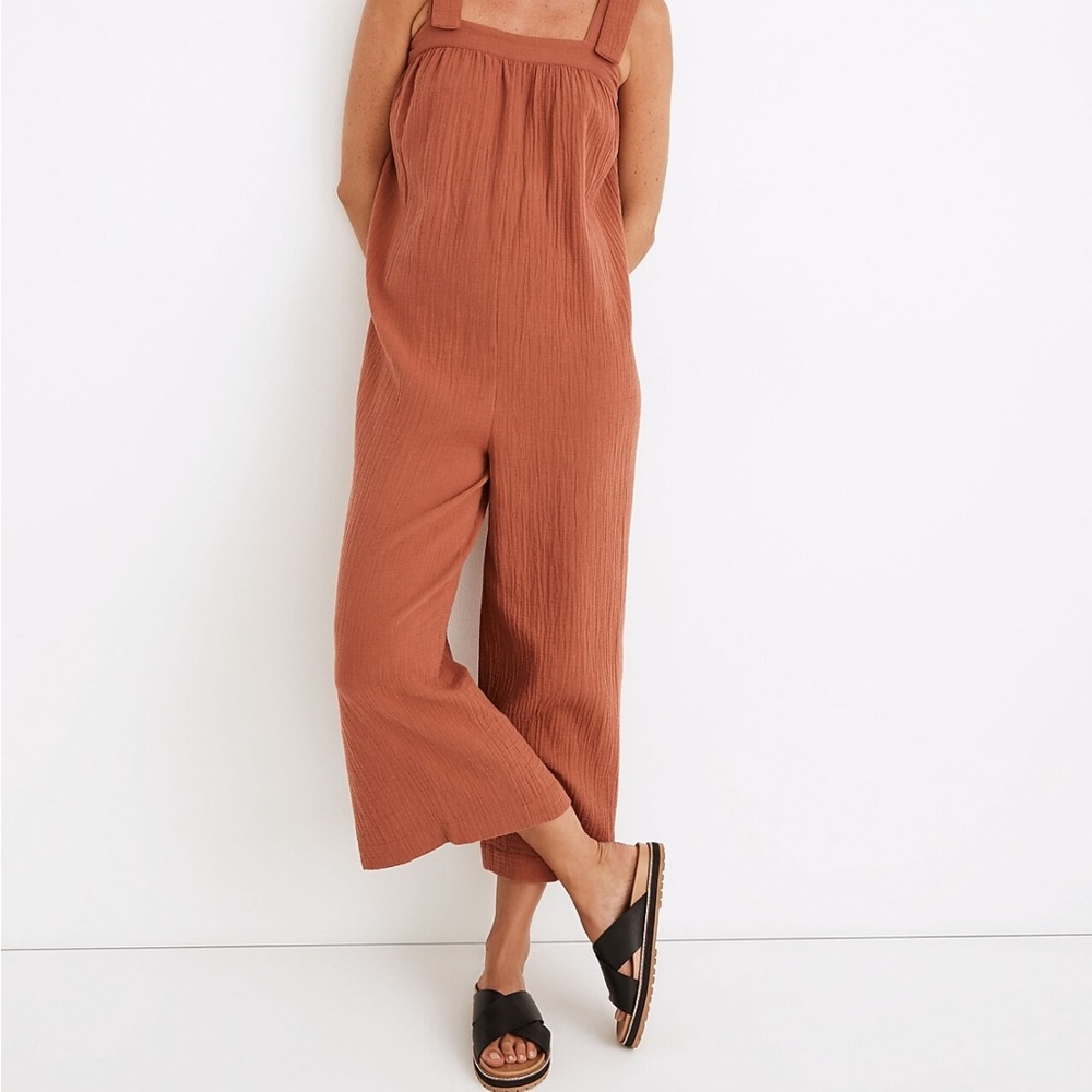 Madewell Lightestspun Tie-Strap Cover-Up Jumpsuit
